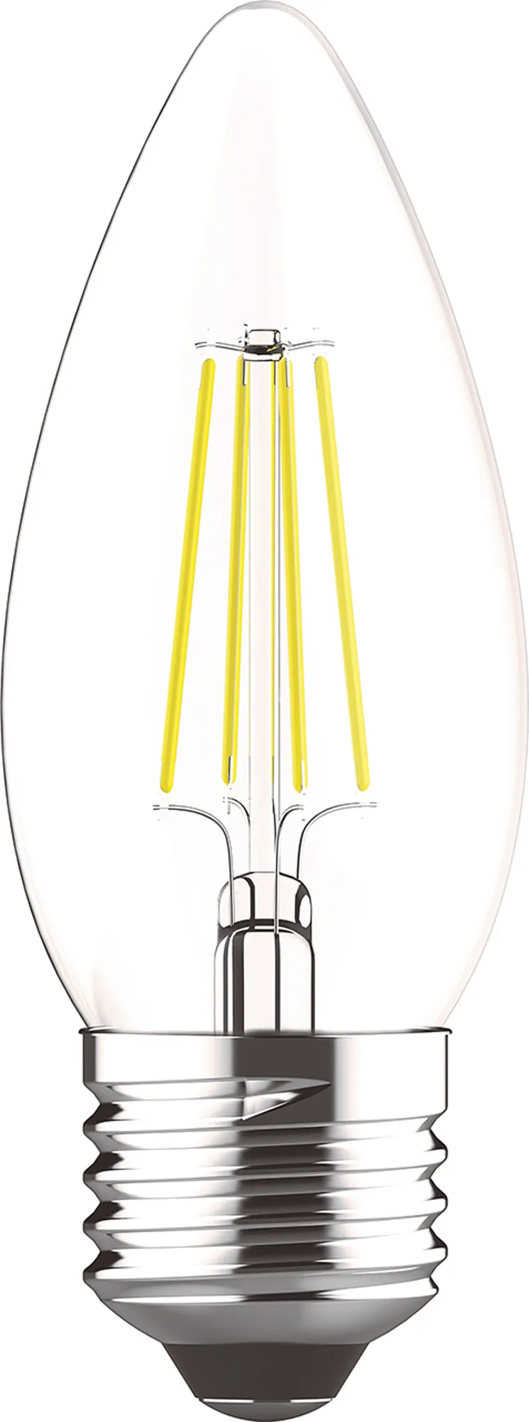 763417233  Value Classic LED Candle E27 Dimmable 4W 2700K 470lm